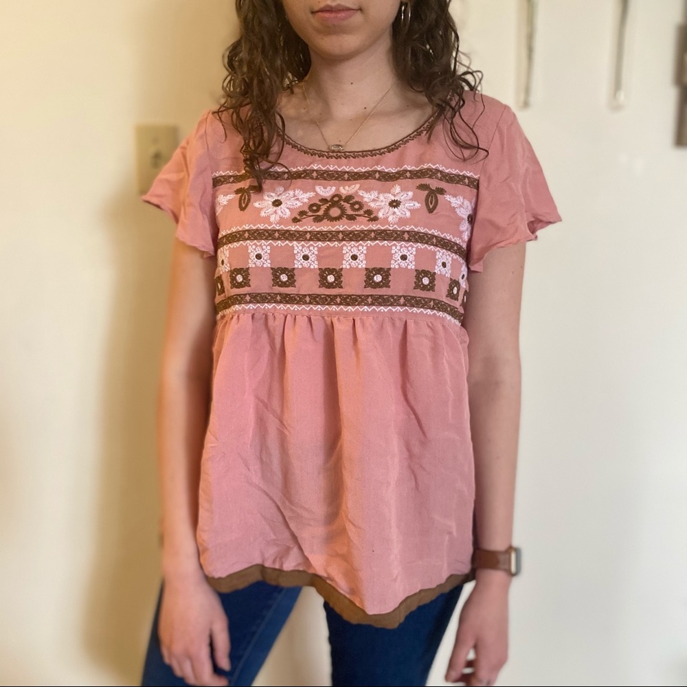 Polagram Pink Blouse (Roolee)